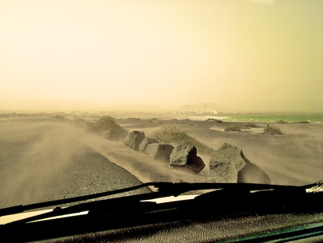Lanzarote Surf Beach Sandstorm